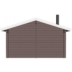Sauna Sulo - Mallinnuskuva takaa