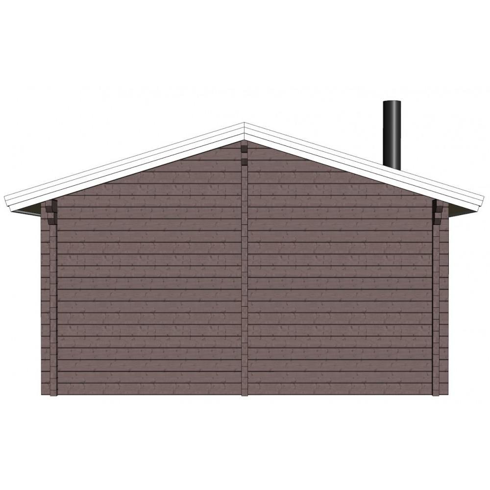 Sauna Sulo - Mallinnuskuva takaa