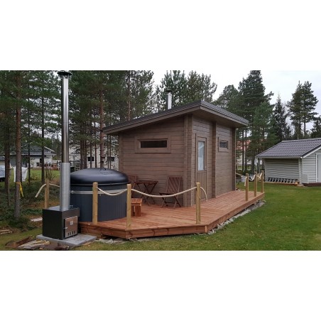 Sauna Jaala - Valokuva paljun kanssa