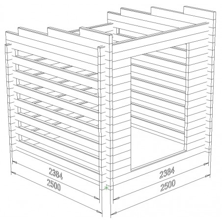 Puuliiteri Salomaa - Kehikon 3D-Malli