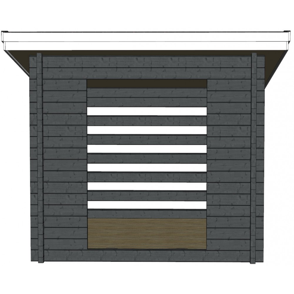 Puuliiteri Salomaa - Mallinnus edestä