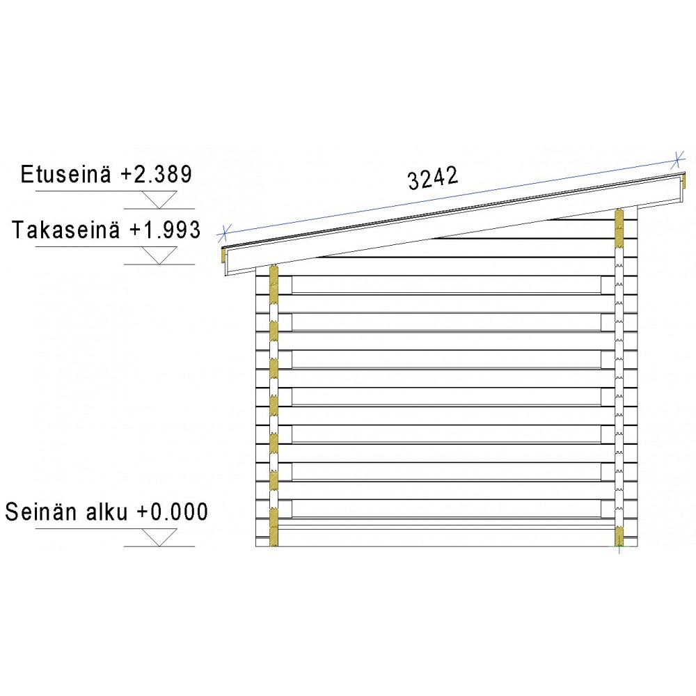 Puuliiteri Salomaa - Leikkauskuva