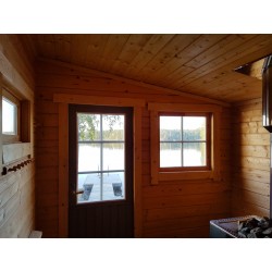 Sauna Pekka - Ovi ja ovenvierusikkuna