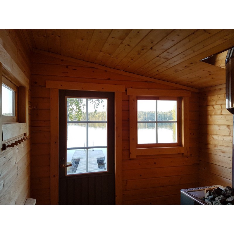 Sauna Pekka - Ovi ja ovenvierusikkuna