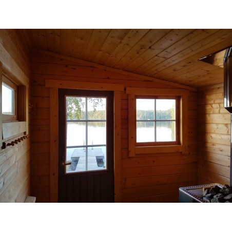 Sauna Pekka - Ovi ja ovenvierusikkuna