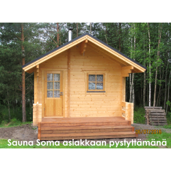 Sauna Soma - Valokuva asiakkaan pystyttämänä