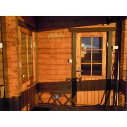 Hirsikehikko, Sauna Pilvi, 70 mm - Sauna asiakkaan pystyttämänä