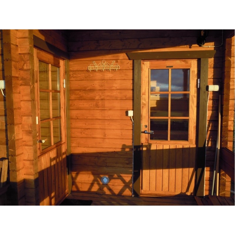 Hirsikehikko, Sauna Pilvi, 70 mm - Sauna asiakkaan pystyttämänä