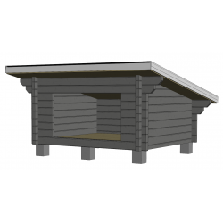 Laavu Loiste, 90x195, hirsikehikko