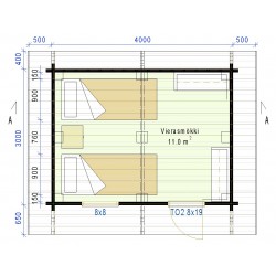 Vierasmökki Koskelo - Pohjakuva