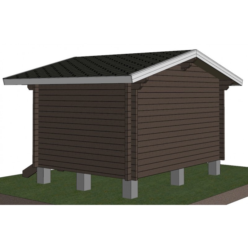 Vierasmökki Koskelo - Kattava rakennuspaketti