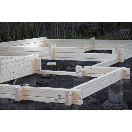 Saunamökki Otso - Kehikon alkua