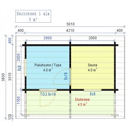 Sauna Karttu - pohjakuva Sauna Karttu - pohjakuva