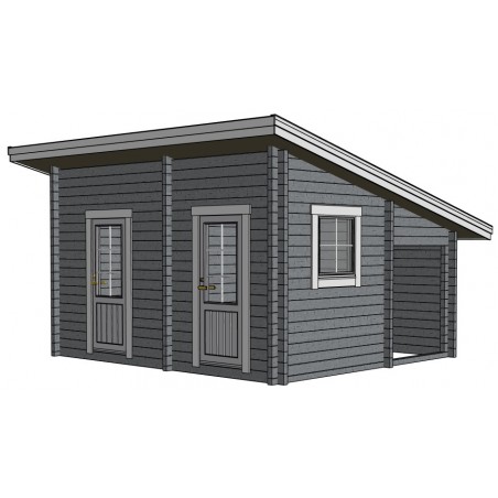 Varastorakennus Kelkkakettu - 3D kuva